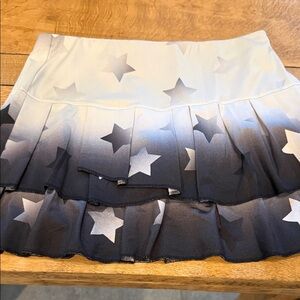Lucky in Love Gradient Star Mini Skirt